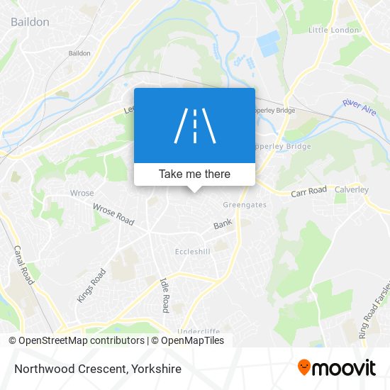 Northwood Crescent map