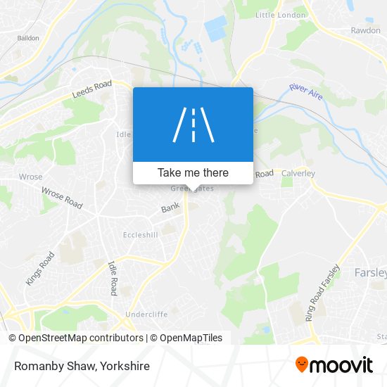 Romanby Shaw map