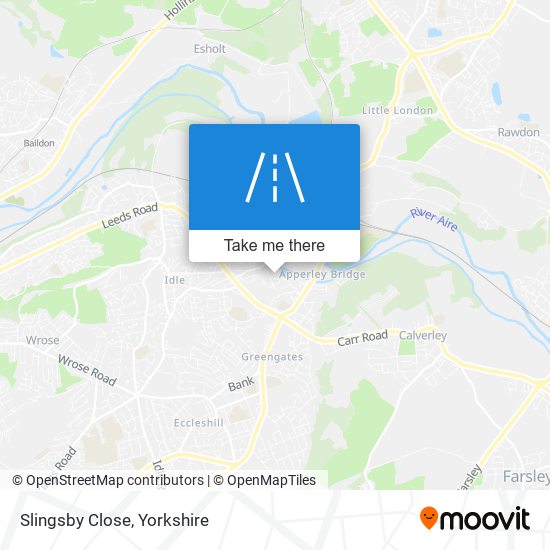 Slingsby Close map