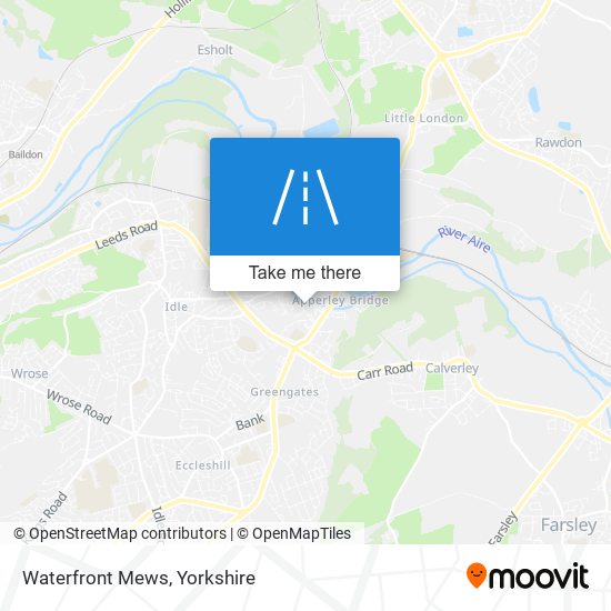 Waterfront Mews map