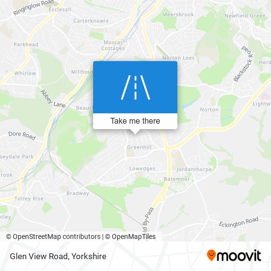 Glen View Road map