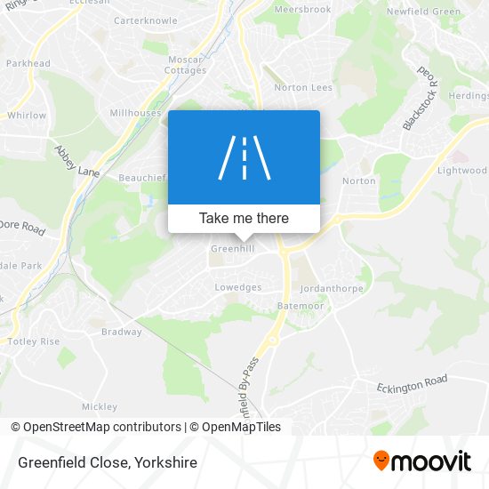 Greenfield Close map