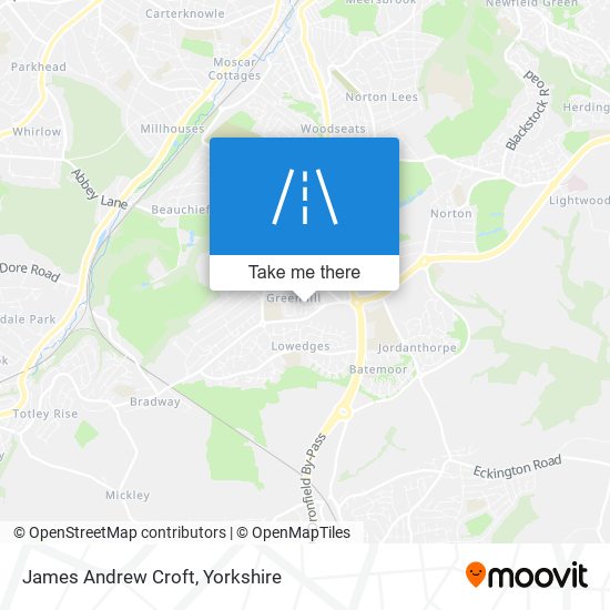 James Andrew Croft map