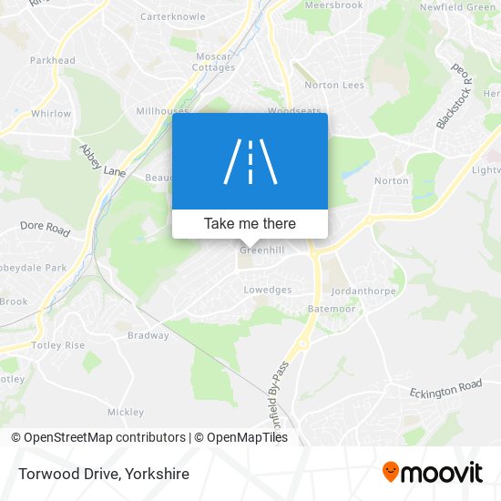 Torwood Drive map