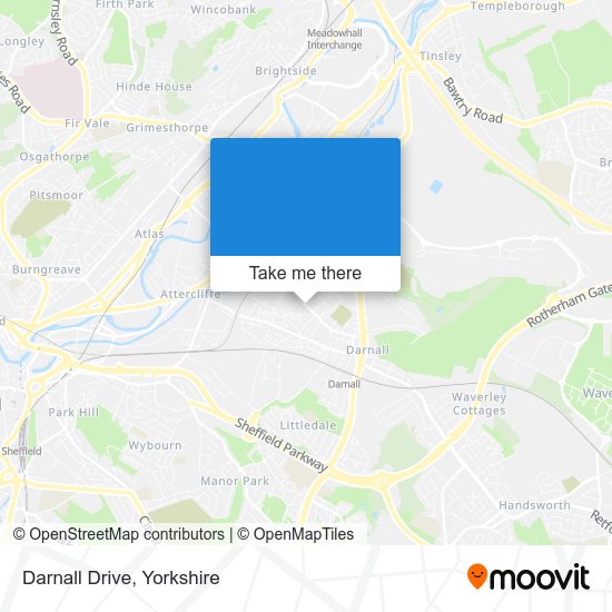 Darnall Drive map