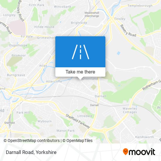 Darnall Road map