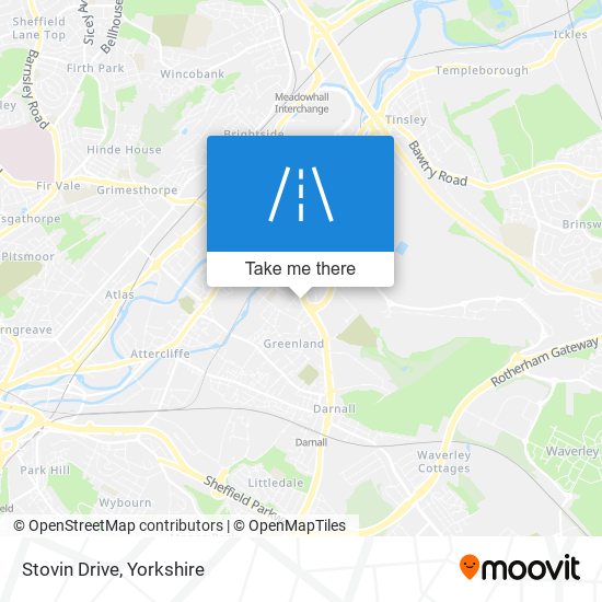 Stovin Drive map