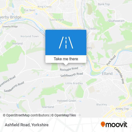 Ashfield Road map