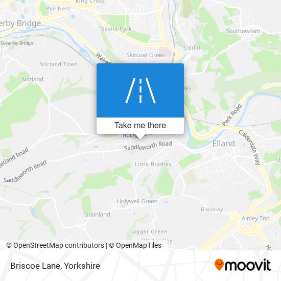 Briscoe Lane map