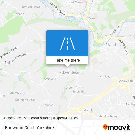 Burrwood Court map