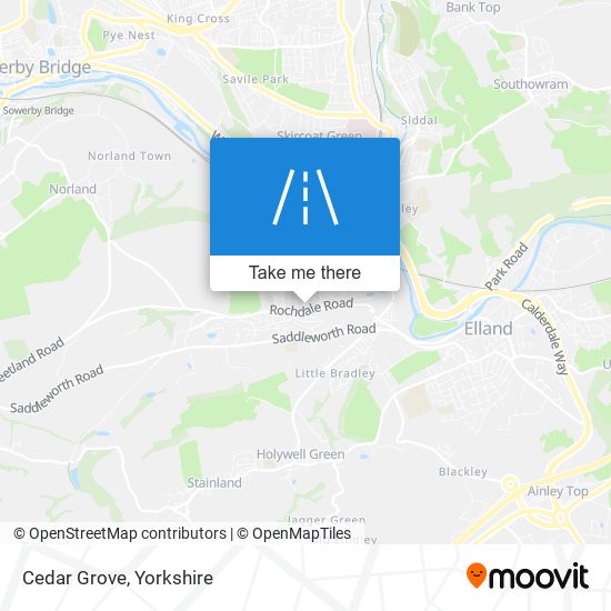 Cedar Grove map