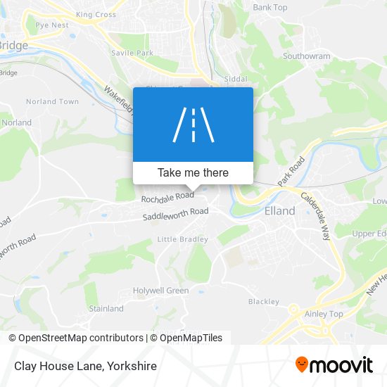 Clay House Lane map