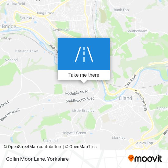 Collin Moor Lane map