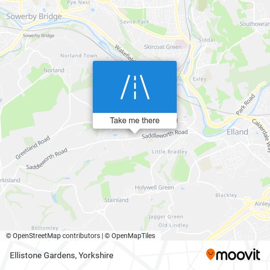 Ellistone Gardens map