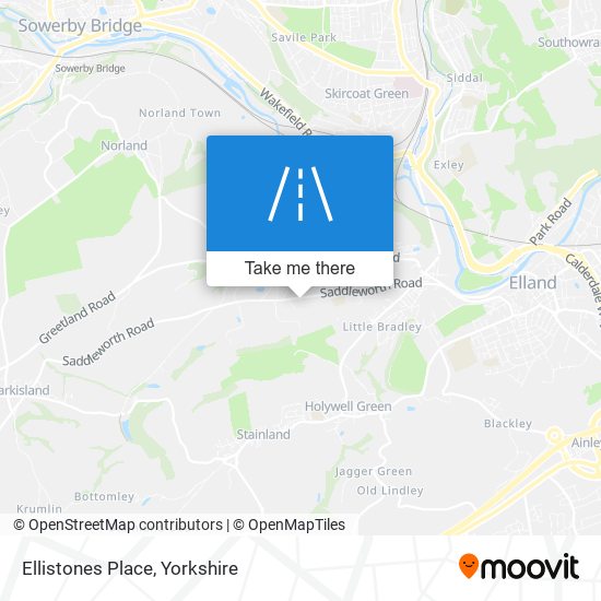 Ellistones Place map