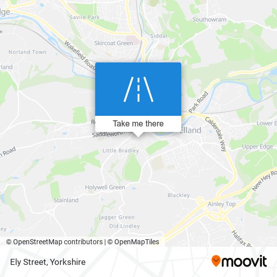 Ely Street map