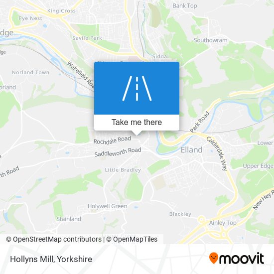 Hollyns Mill map