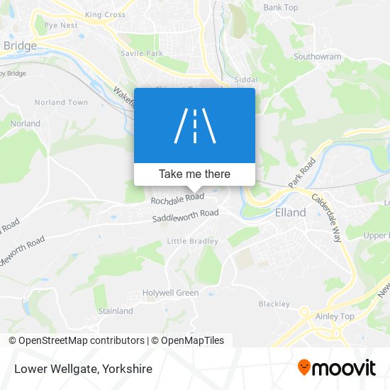 Lower Wellgate map