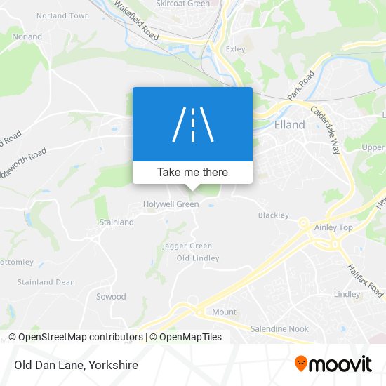 Old Dan Lane map