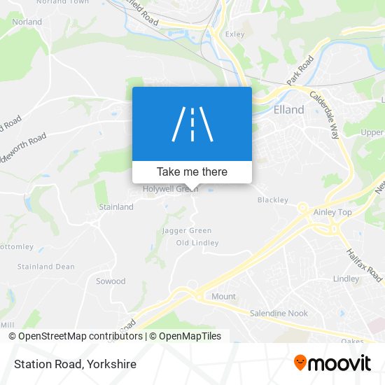 Station Road map