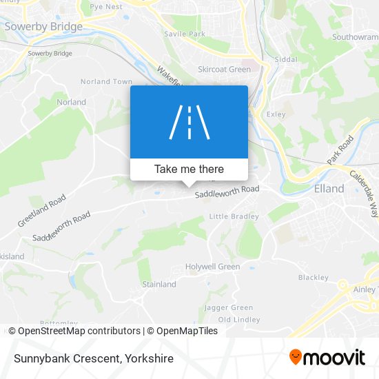 Sunnybank Crescent map