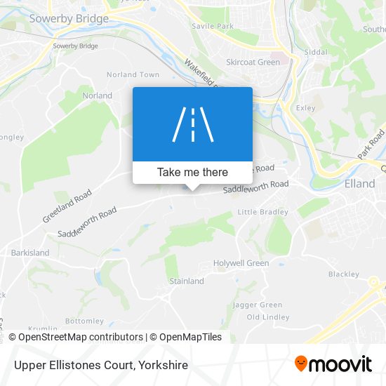 Upper Ellistones Court map