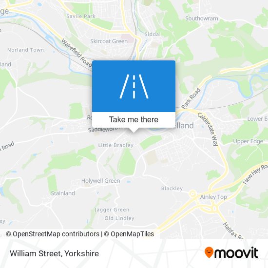William Street map