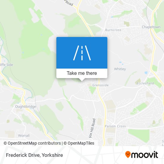 Frederick Drive map