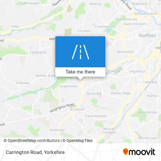 Carrington Road map