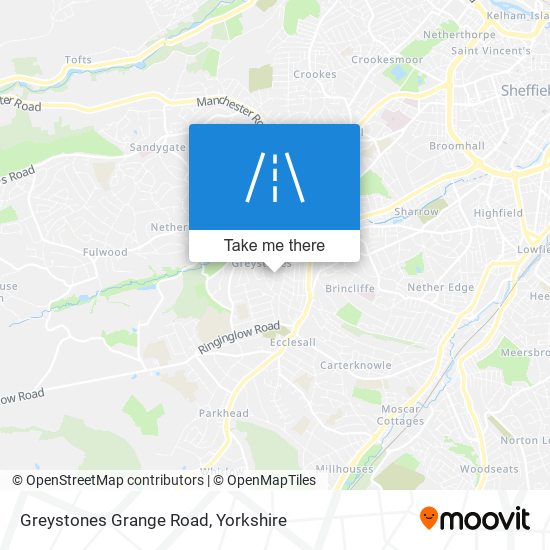 Greystones Grange Road map