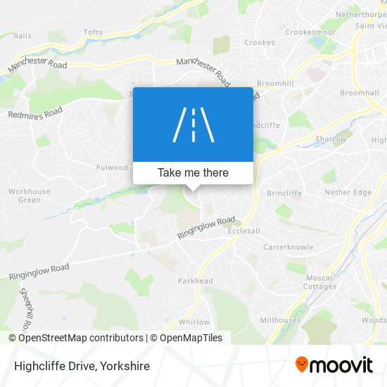 Highcliffe Drive map