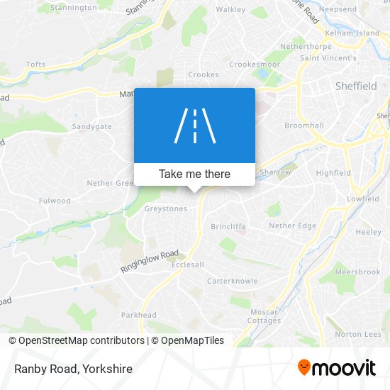 Ranby Road map