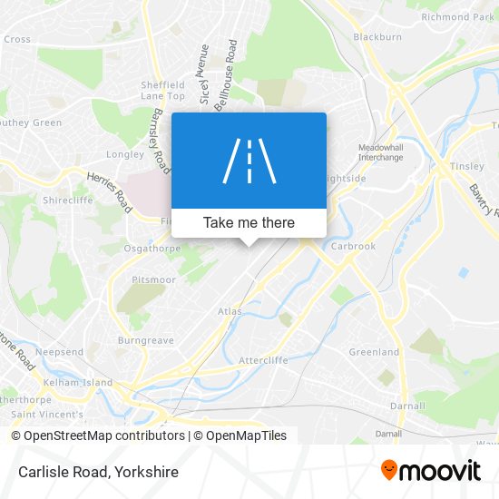 Carlisle Road map