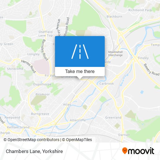Chambers Lane map