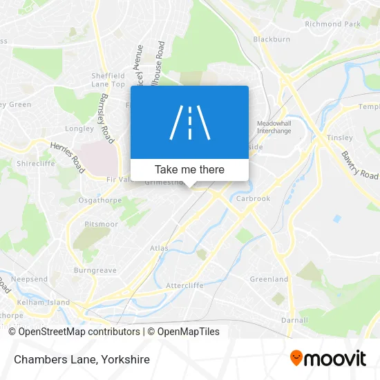 Chambers Lane map