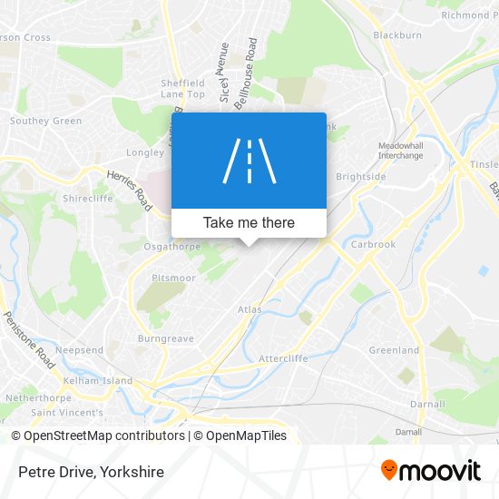 Petre Drive map