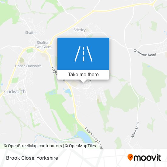 Brook Close map