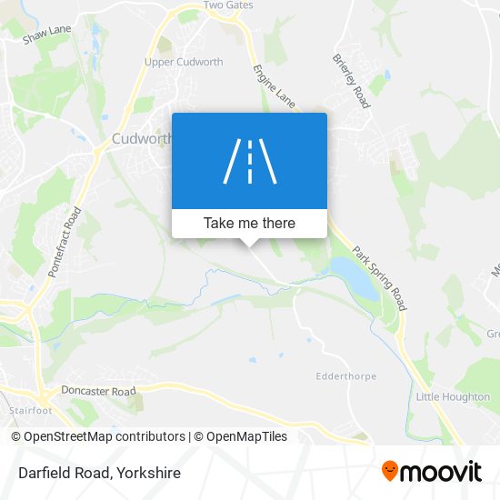 Darfield Road map