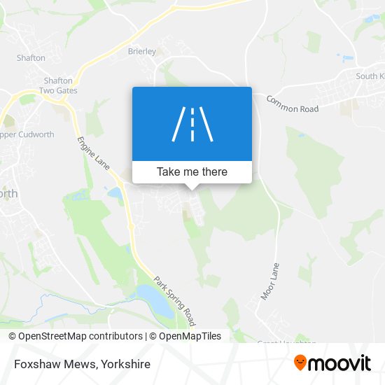 Foxshaw Mews map