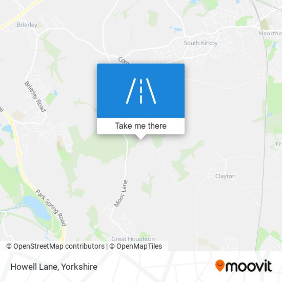 Howell Lane map