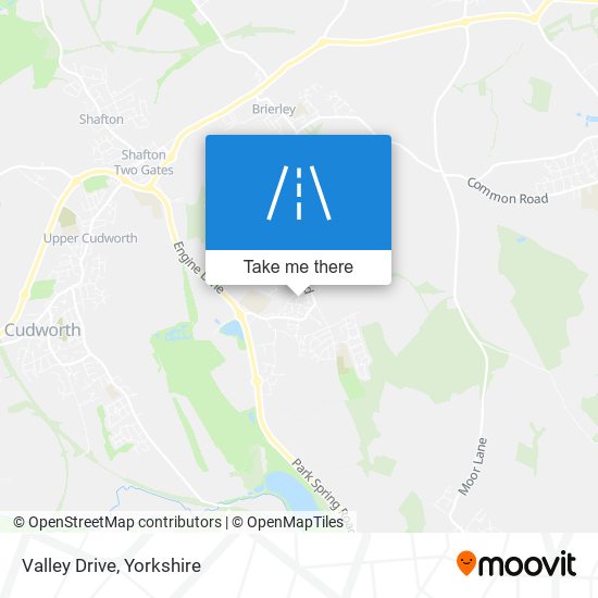 Valley Drive map