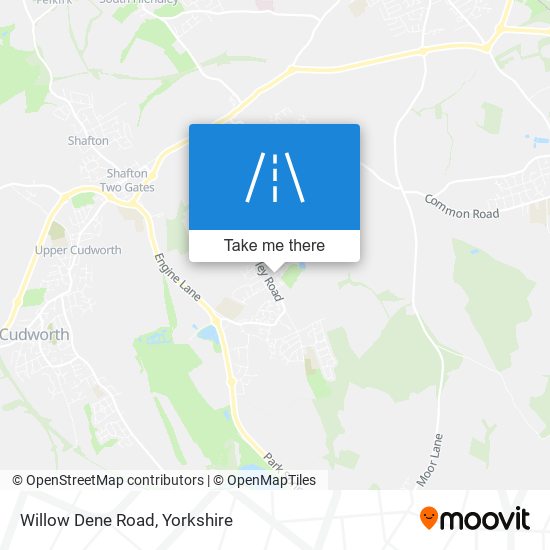Willow Dene Road map