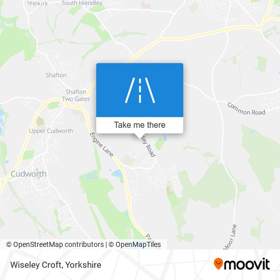 Wiseley Croft map