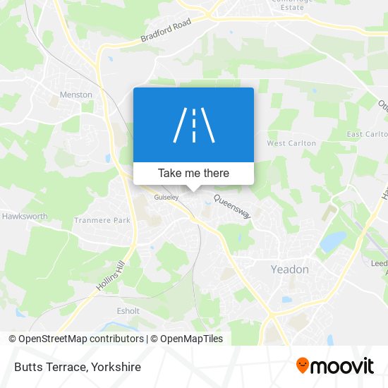 Butts Terrace map
