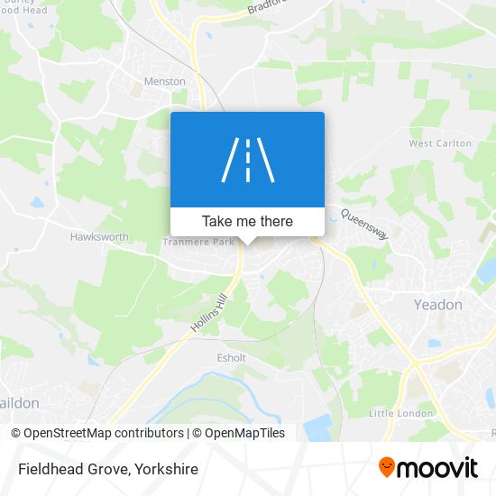 Fieldhead Grove map