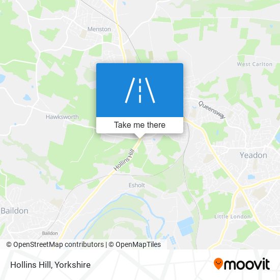 Hollins Hill map