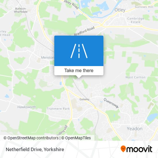 Netherfield Drive map
