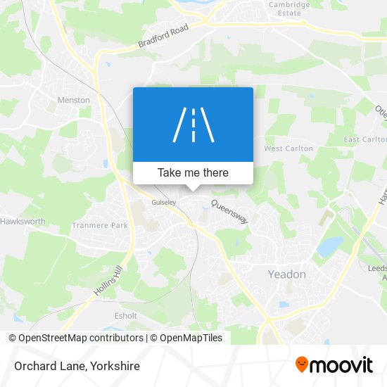Orchard Lane map