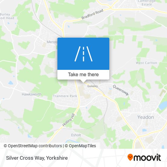 Silver Cross Way map