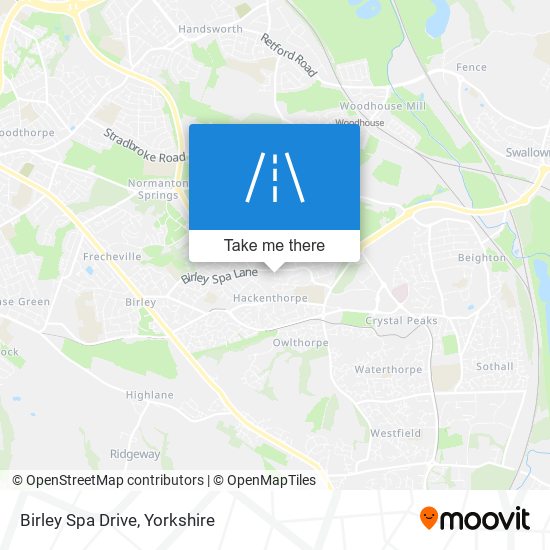 Birley Spa Drive map